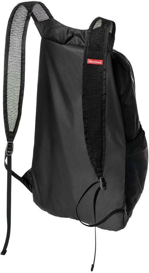 image:imageNaturehike 18L Lightweight Hiking Backpack Waterproof Camping Packable Backpack Ultralight for Travel Airplane Small Hiking Daypack for Adults BlackBlack