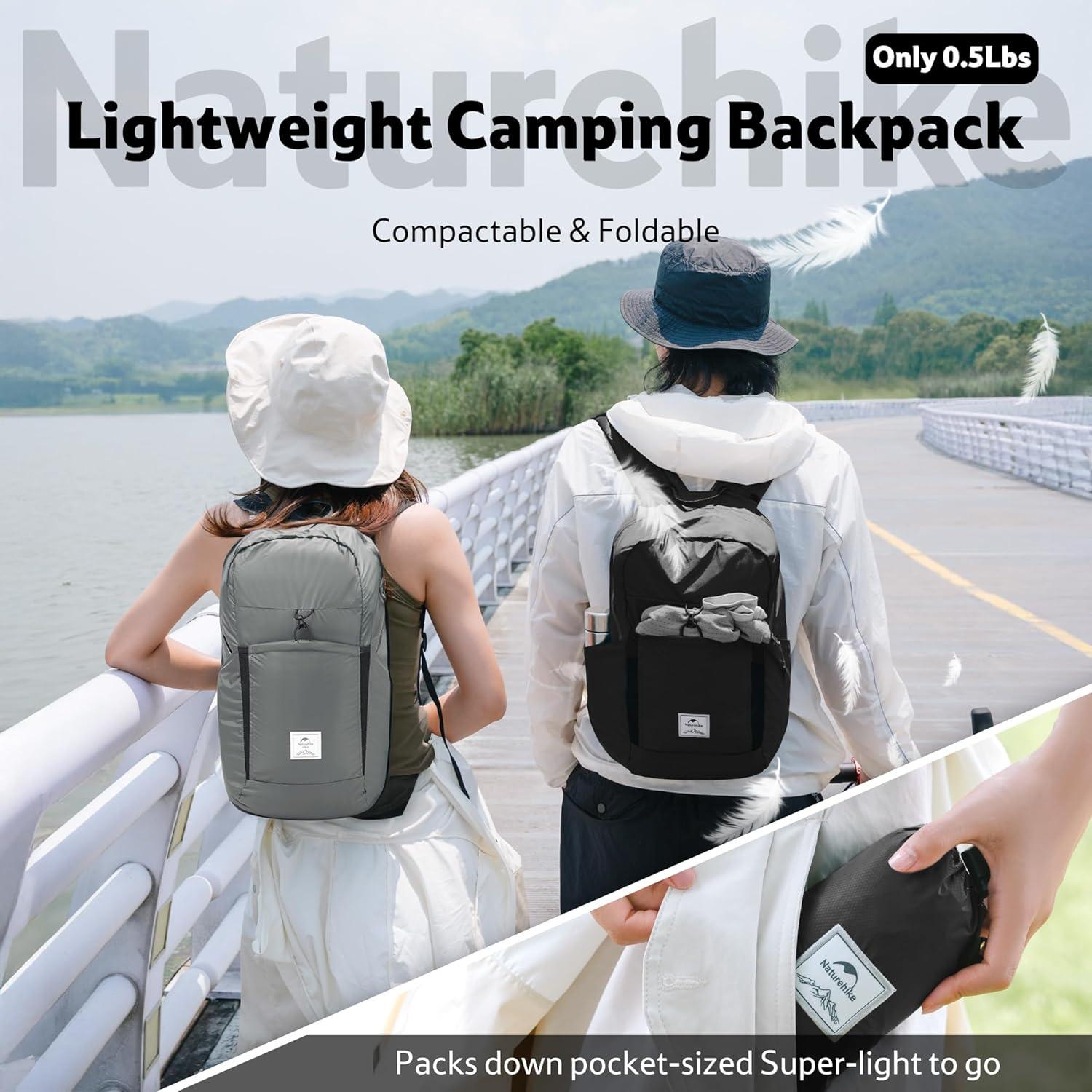 image:imageNaturehike 30L Lightweight Hiking Backpack Waterproof Camping Packable Backpack Ultralight Daypack for Travel Airplane