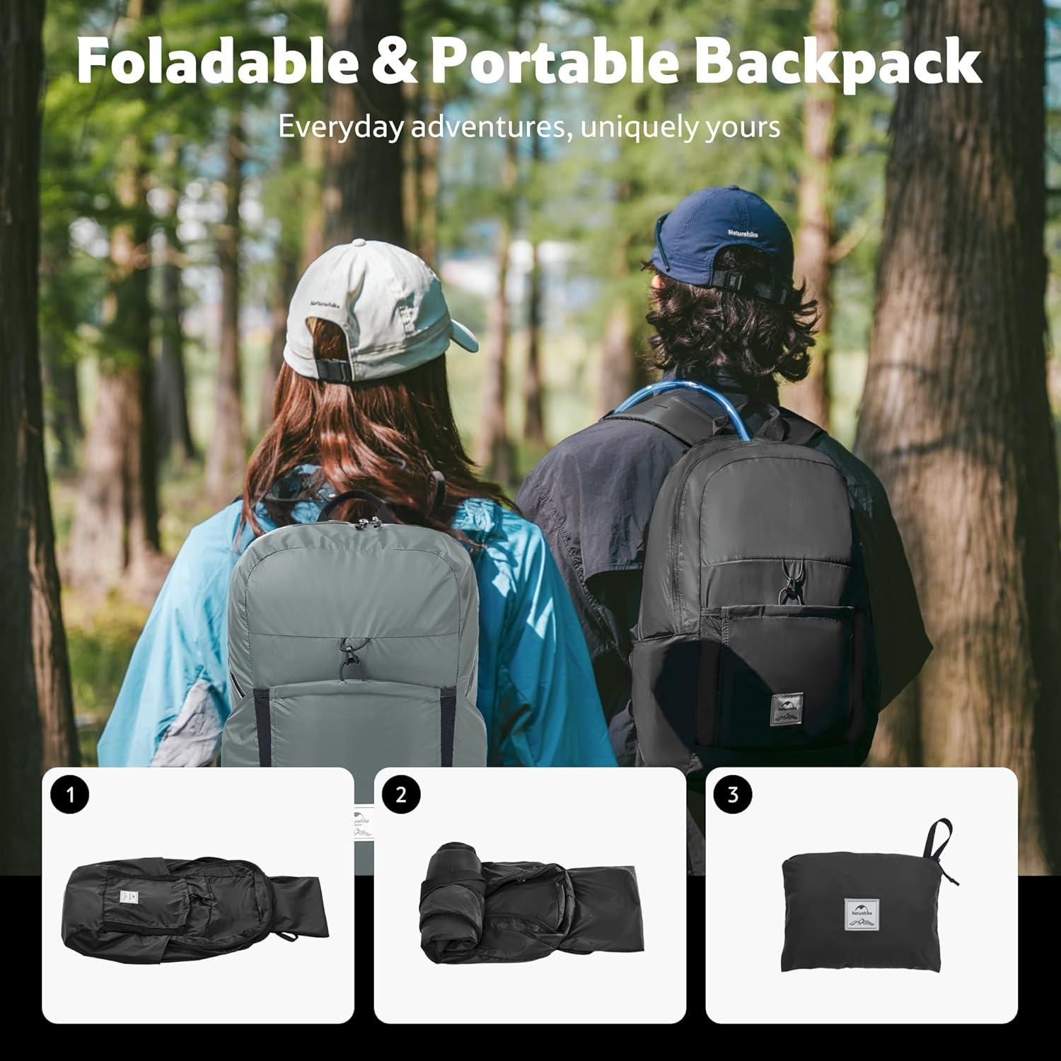 image:imageNaturehike 30L Lightweight Hiking Backpack Waterproof Camping Packable Backpack Ultralight Daypack for Travel Airplane