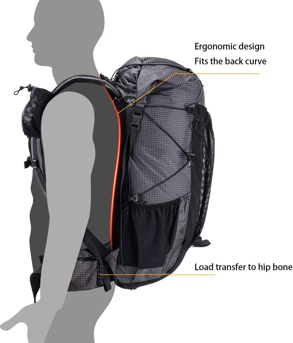 image:imageNaturehike 65L Internal Frame Hiking Backpack for Outdoor Camping Travel Backpacking Ultralight Backpack for Adults65lBlack
