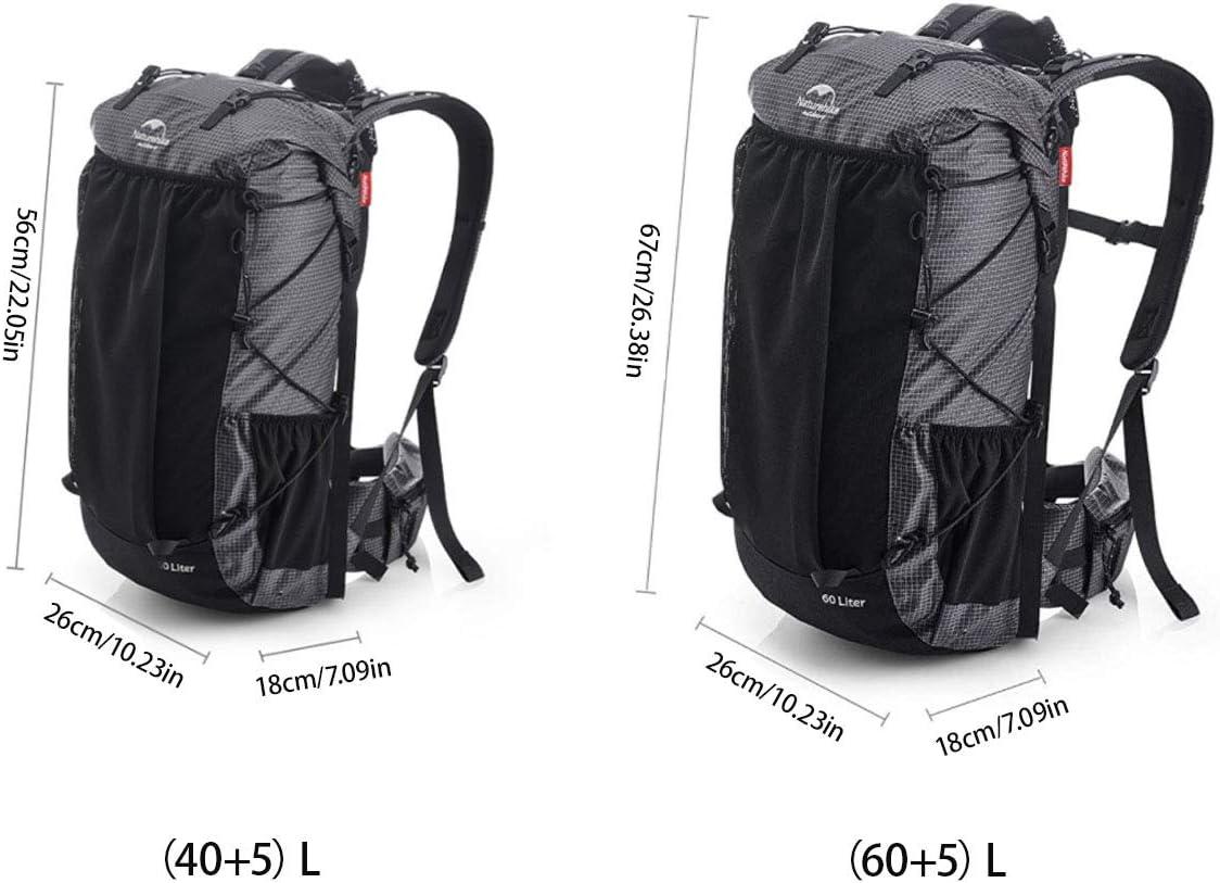 image:imageNaturehike 65L Internal Frame Hiking Backpack for Outdoor Camping Travel Backpacking Ultralight Backpack for Adults65lBlack
