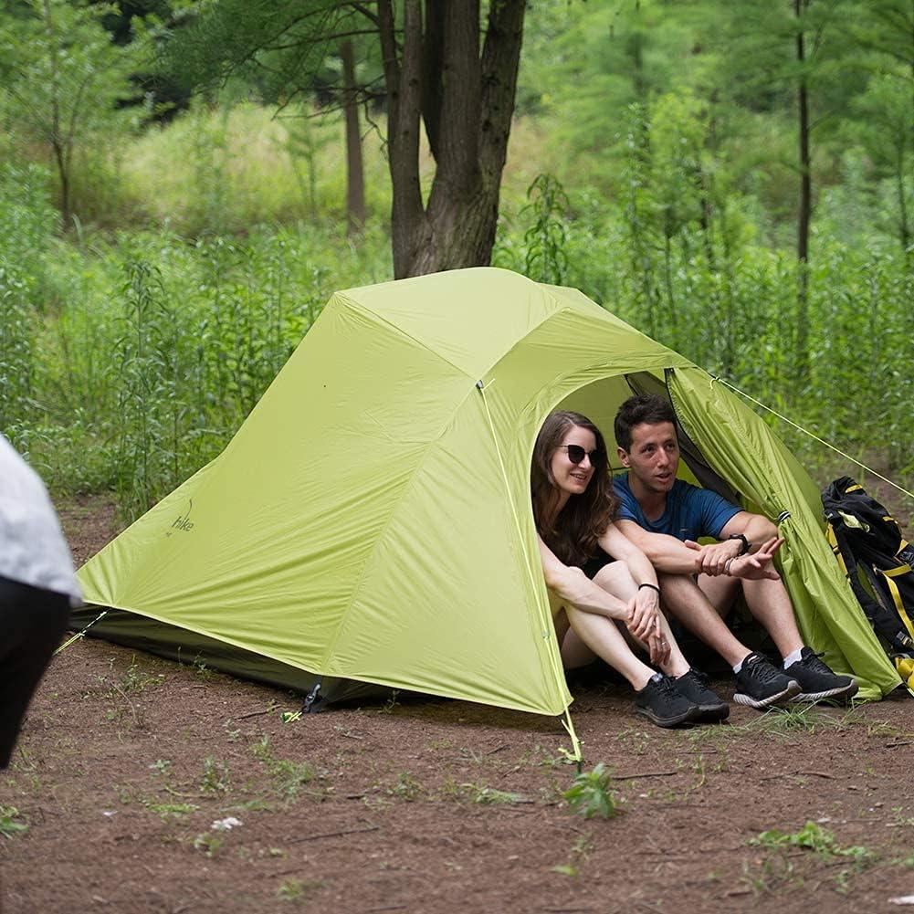 image:imageNaturehike Cloud Up Backpacking Tent with Footprint 3 Season Free Standing Lightweight Camping Tent with Footprint Free Standing Dome Camping Hiking WaterproofMustard Green