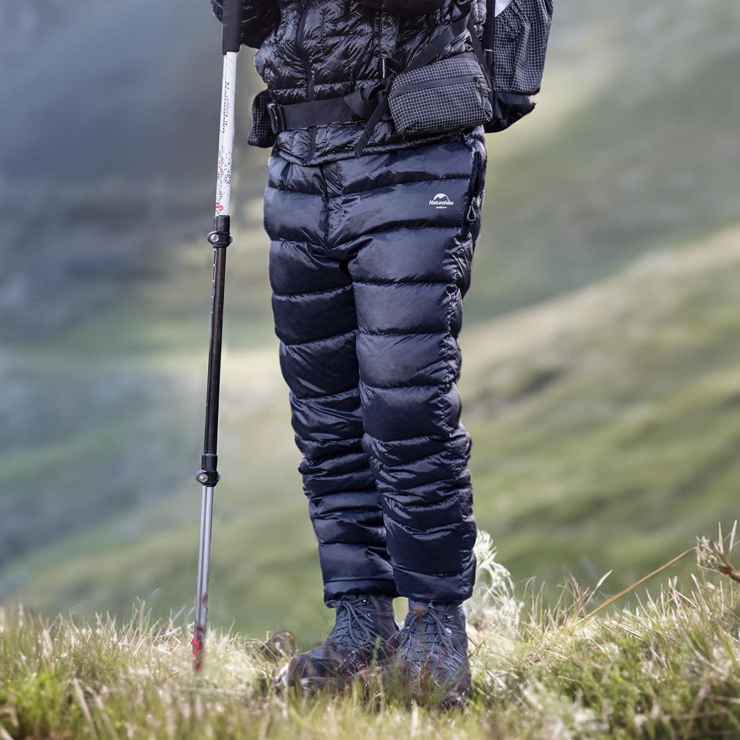 image:imageNaturehike Down PantsMens Womens Puffy PantsWinter Warm Outdoor Men Women Ski Snow PantsCamping Hiking PantsBlack With Pocket M