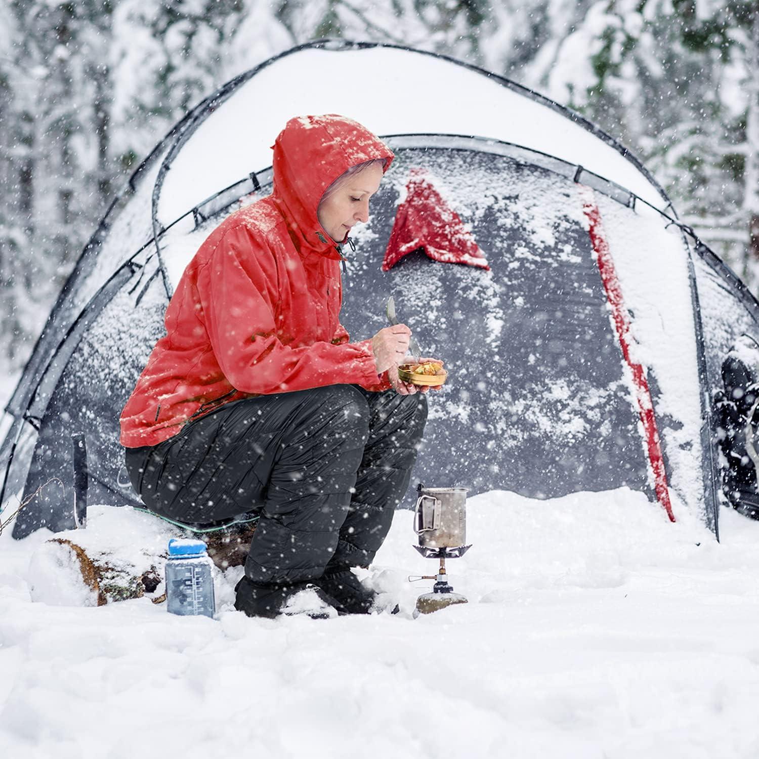 image:imageNaturehike Down PantsMens Womens Puffy PantsWinter Warm Outdoor Men Women Ski Snow PantsCamping Hiking PantsBlack With Pocket S