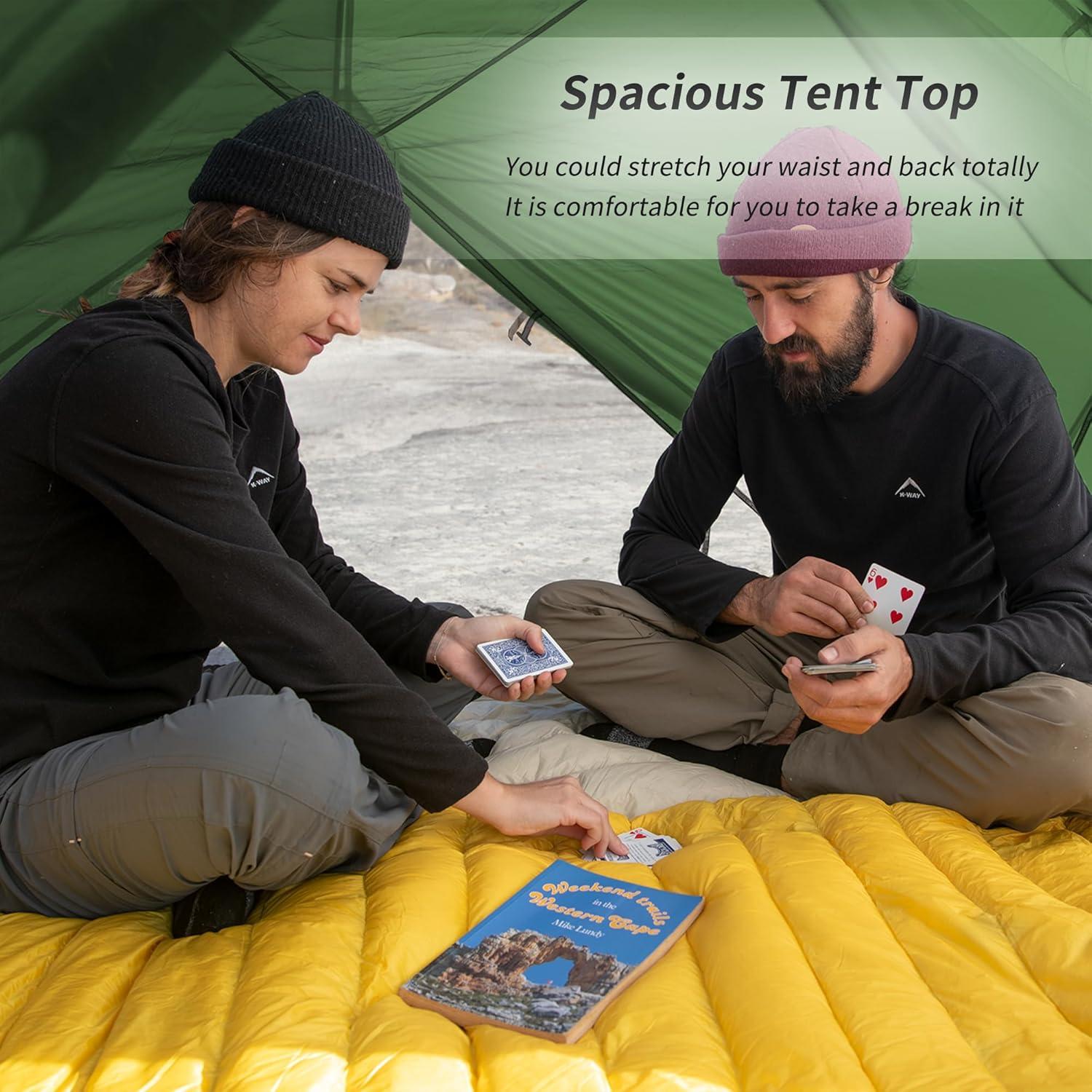 image:imageNaturehike Mongar Backpacking Tent 3 Season Ultralight Lightweight Double Layer Free Standing Tents for Camping Hiking CyclingForest Green