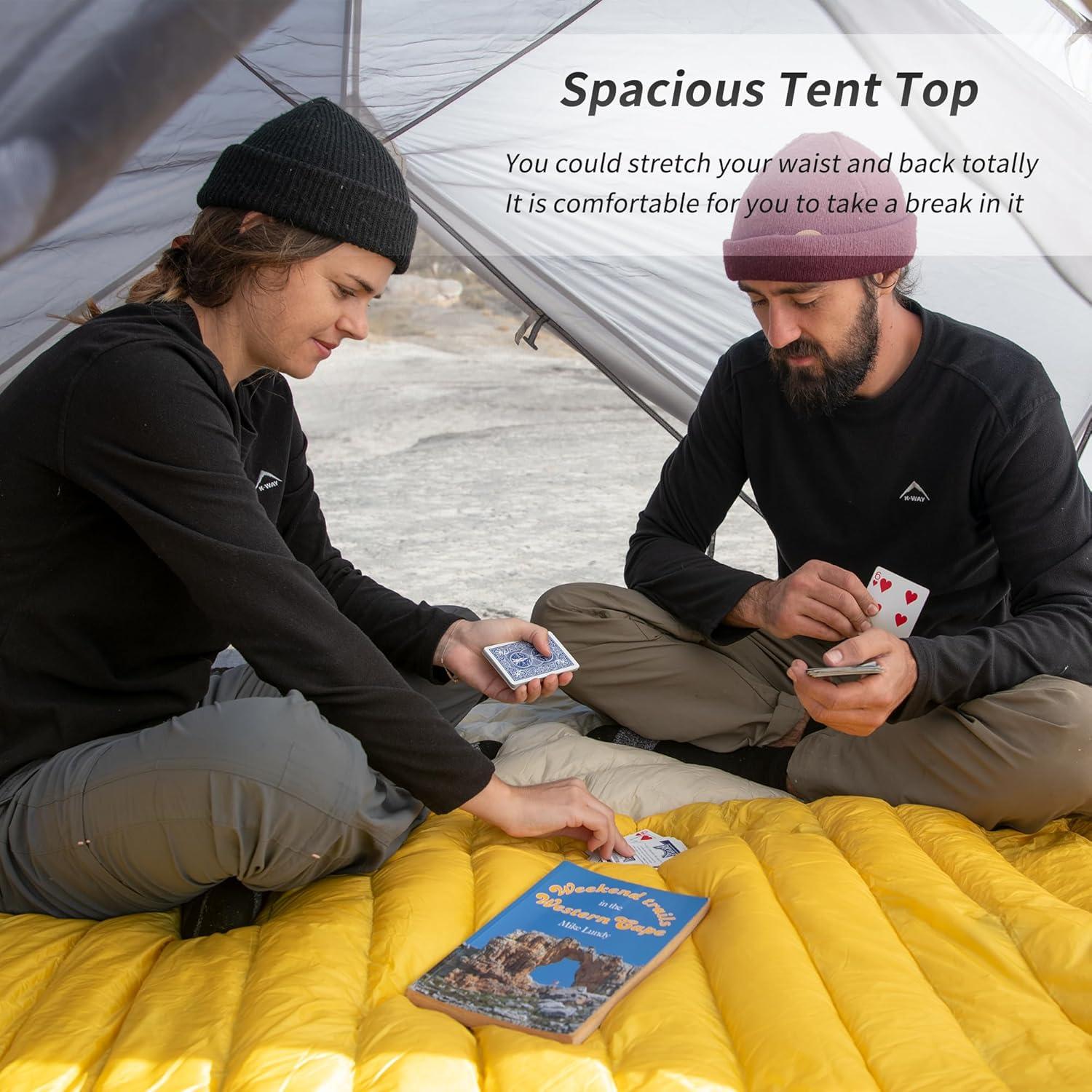image:imageNaturehike Mongar Backpacking Tent 3 Season Ultralight Lightweight Double Layer Free Standing Tents for Camping Hiking CyclingNavy Blue