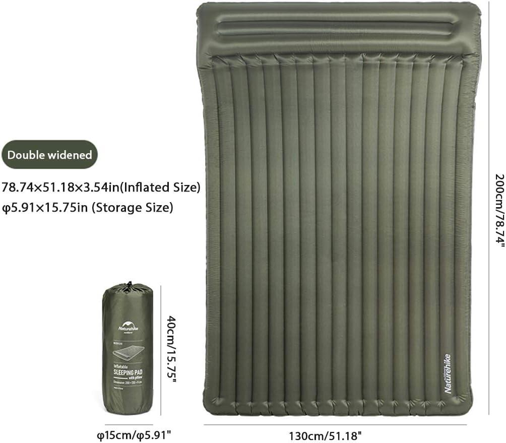 image:imageNaturehike TPU Inflatable with Pillow Sleeping Pad Outdoor Tent Sleeping Mat Thickened Camping Air Mattress SingleDouble Person Air Cushion