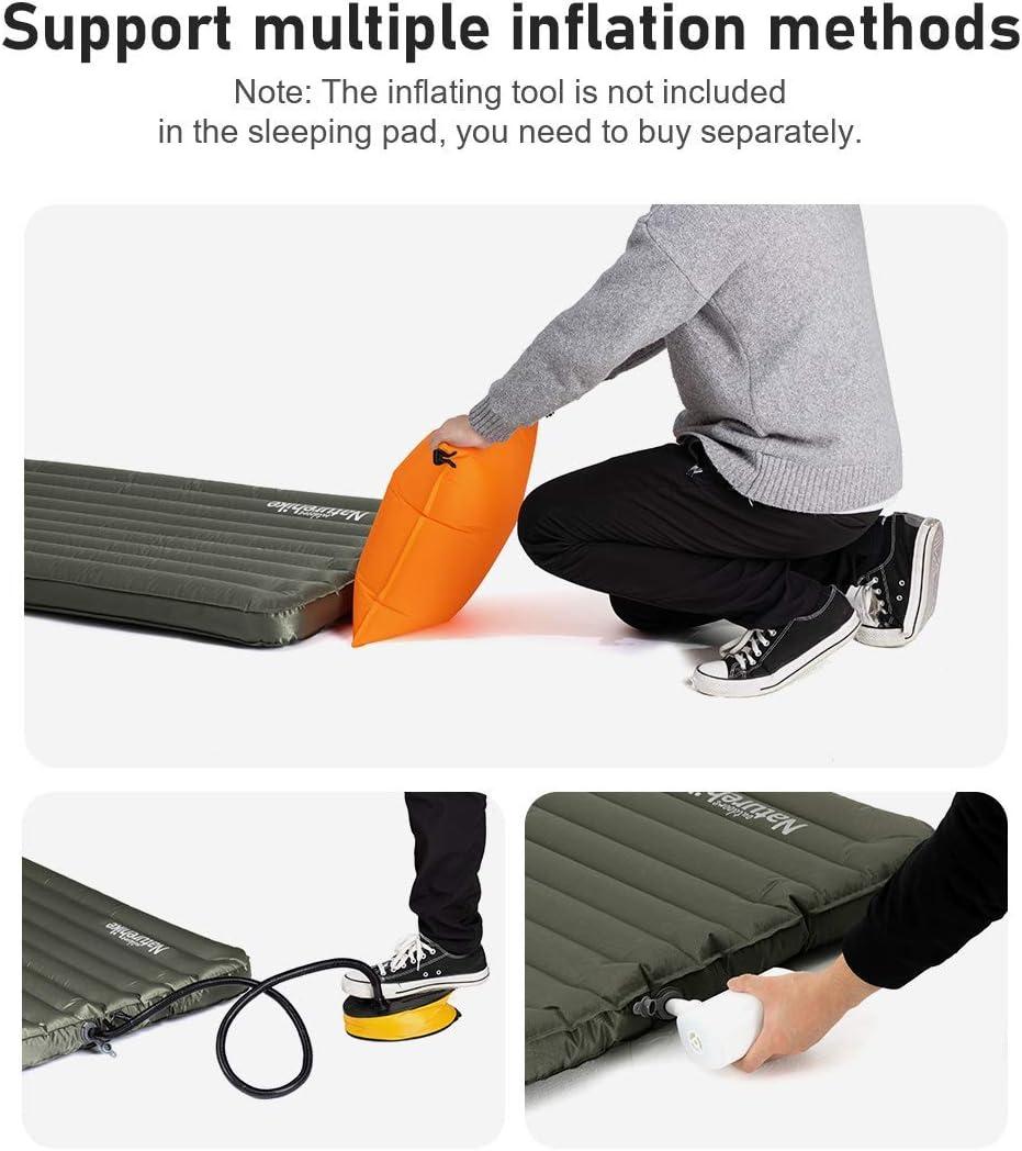 image:imageNaturehike TPU Inflatable with Pillow Sleeping Pad Outdoor Tent Sleeping Mat Thickened Camping Air Mattress SingleDouble Person Air Cushion