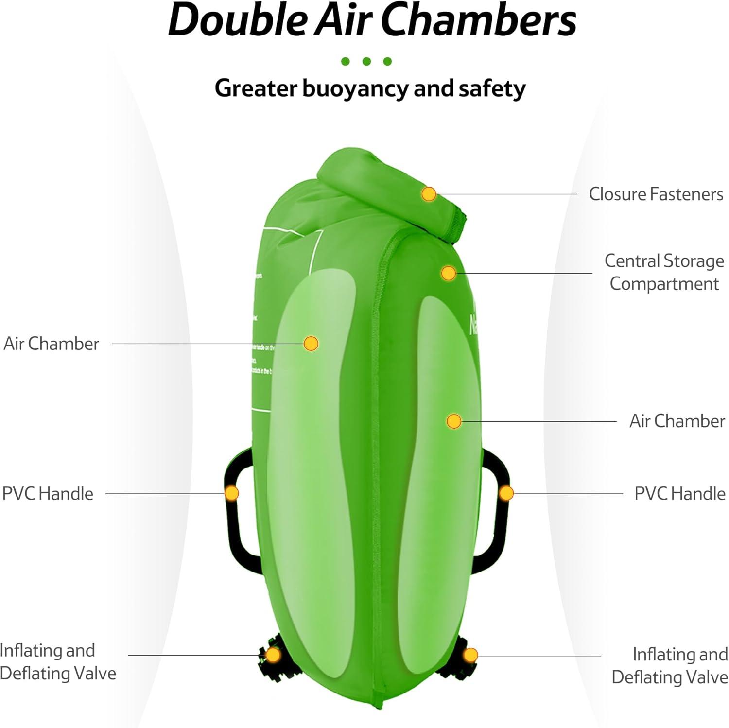 image:imageNaturehike Waterproof Dry bags for Women Men Roll Top Dry Storage Bag Ultralight Dry Sack Outdoor Bags Keep Gear Dry for Hiking Kayaking Camping Swimming Boating18LGreen
