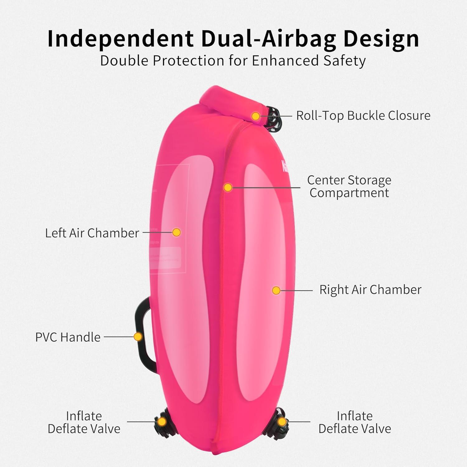 image:imageNaturehike Waterproof Dry bags for Women Men Roll Top Dry Storage Bag Ultralight Dry Sack Outdoor Bags Keep Gear Dry for Hiking Kayaking Camping Swimming Boating25LPink