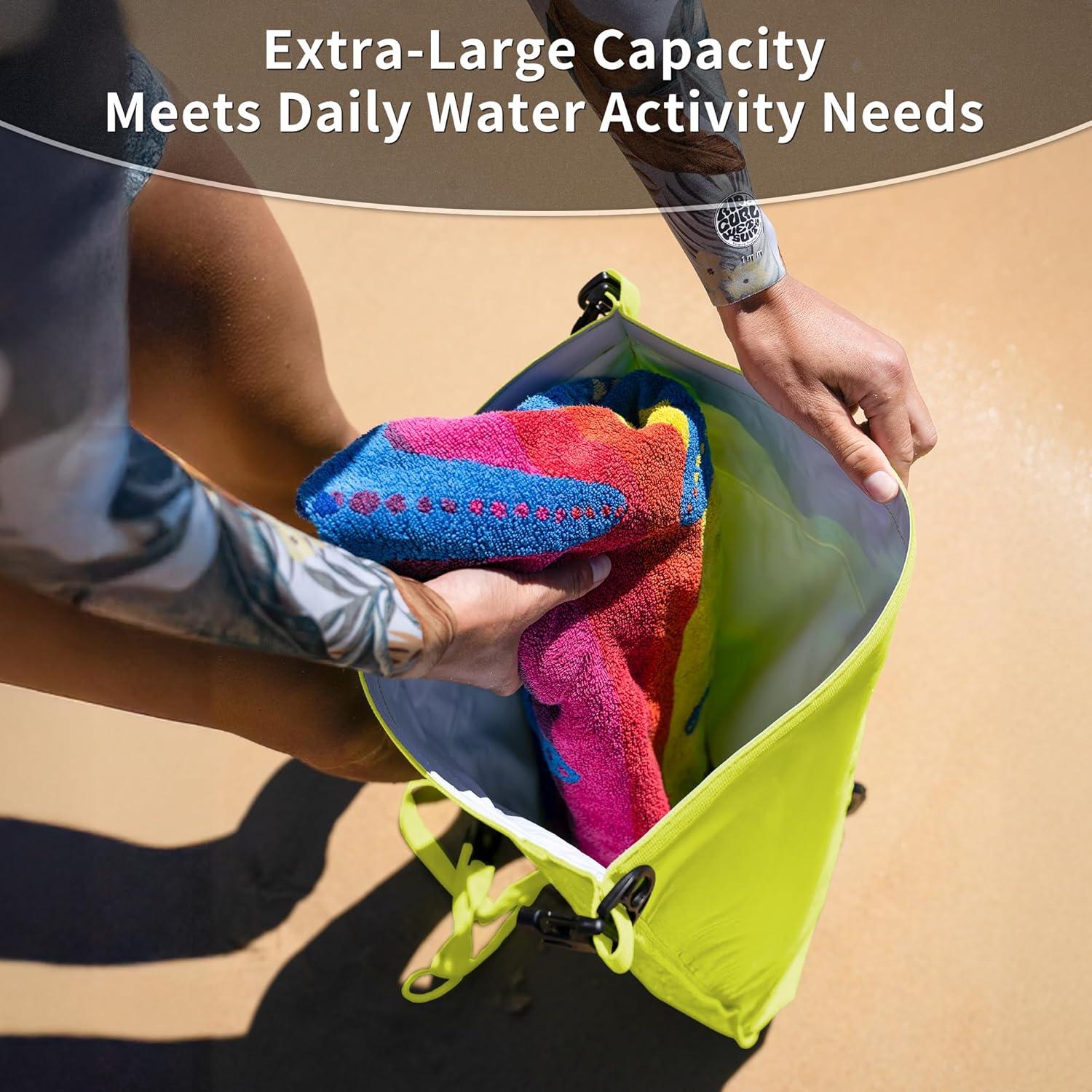 image:imageNaturehike Waterproof Dry bags for Women Men Roll Top Dry Storage Bag Ultralight Dry Sack Outdoor Bags Keep Gear Dry for Hiking Kayaking Camping Swimming Boating25LYellow