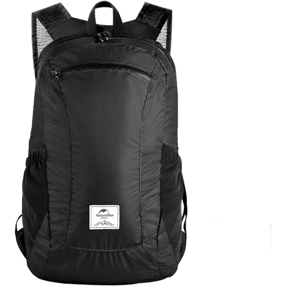 image:imageNaturehike 18L Lightweight Hiking Backpack Waterproof Camping Packable Backpack Ultralight for Travel Airplane Small Hiking Daypack for Adults BlackBlack