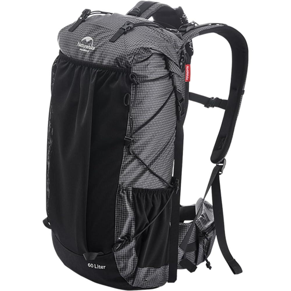 image:imageNaturehike 65L Internal Frame Hiking Backpack for Outdoor Camping Travel Backpacking Ultralight Backpack for Adults65l UpgradedBlack