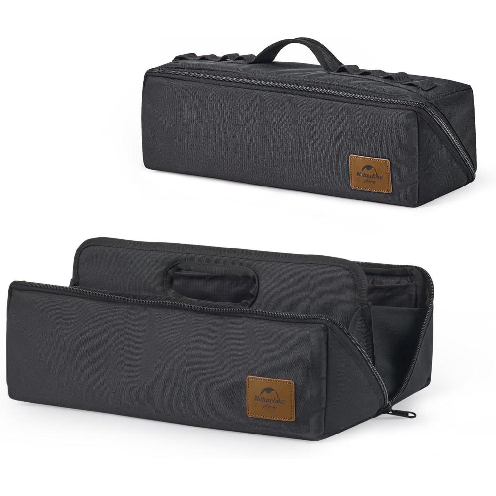 image:imageNaturehike Folding Tool Bag Multifunctional Tool Storage Bag Zippered Duffel Bag Water Repellent Tool OriganizerNight Black