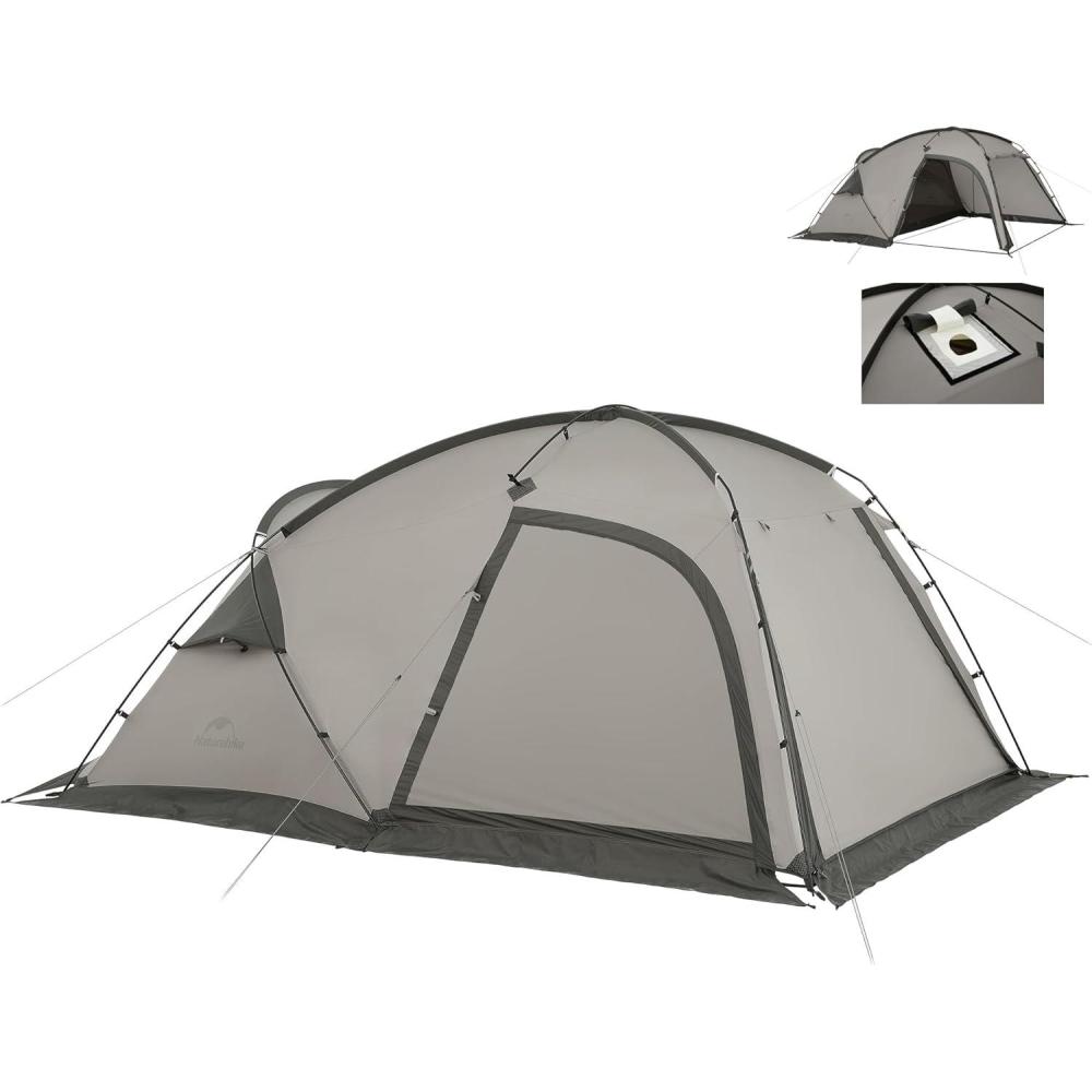 image:imageNaturehike Massif Hot Tent with Stove Jack Waterproof Windproof 4 Season Tent 24 Person Cold Weather Winter Tents for Camping2 Person