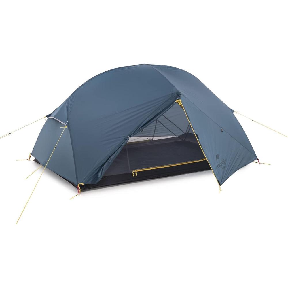 image:imageNaturehike Mongar Backpacking Tent 3 Season Ultralight Lightweight Double Layer Free Standing Tents for Camping Hiking CyclingNavy Blue