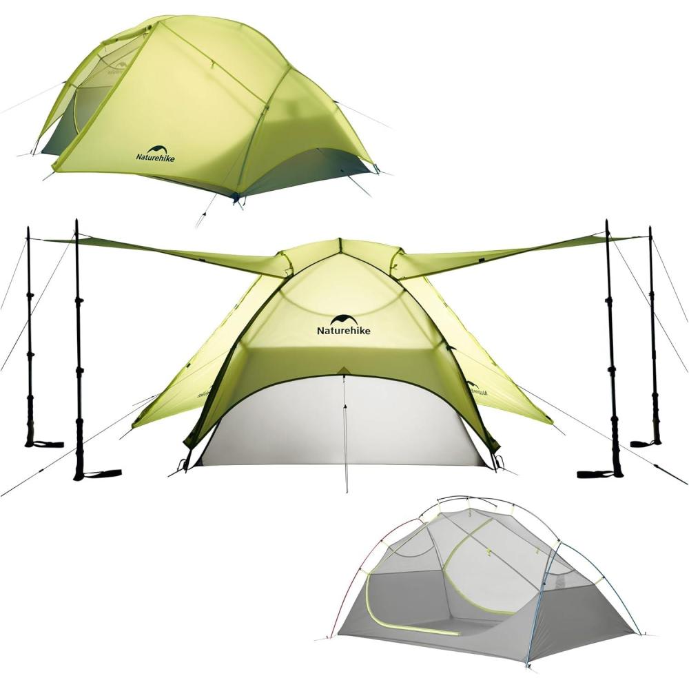 image:imageNaturehike Star River EXT Ultralight Tent with DAC Poles Waterproof 2 Person Backpacking Tent Double Layer Free Standing Two Person Tents