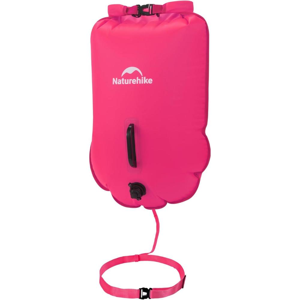 image:imageNaturehike Waterproof Dry bags for Women Men Roll Top Dry Storage Bag Ultralight Dry Sack Outdoor Bags Keep Gear Dry for Hiking Kayaking Camping Swimming Boating25LPink