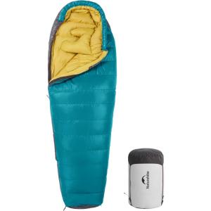 image:imageNaturehike 0 Degree RDS Down Mummy Sleeping Bag for Adults 650 Fill Power Cold Weather Backpacking Sleeping Bag for Camping Hiking 1 18 30 YKK ZipperBlue