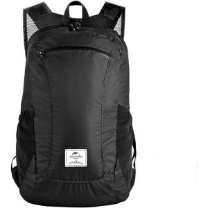 image:imageNaturehike 18L Lightweight Hiking Backpack Waterproof Camping Packable Backpack Ultralight for Travel Airplane Small Hiking Daypack for Adults BlackBlack