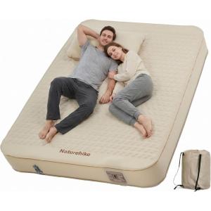image:imageNaturehike 394 Thick Self Inflating Sleeping Pad with Built in Pump Double Foam amp Air Camping Mattress Full XL Camping Sleeping Pad for Tent Car Cot Truck 661 lbs SupportFull XL
