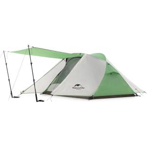 image:imageNaturehike Butterfly 2 Person Tent with Large Vestibules Waterproof Double Layer Backpacking Tent Two Person Tent for Camping Cycling
