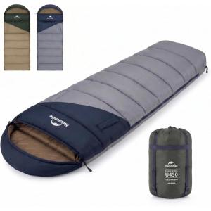 image:imageNaturehike Camping Sleeping Bag for Adults Backpacking Compact Sleeping Bags 47 Lightweight for Camping Hiking 3 SeasonsBlue