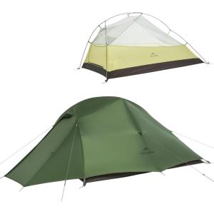 image:imageNaturehike Cloud Up Backpacking Tent with Footprint  3 Season Free Standing Lightweight Camping Tent  with Footprint Free Standing Dome Camping Hiking WaterproofForest Green