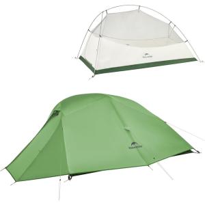 image:imageNaturehike Cloud Up Backpacking Tent with Footprint  3 Season Free Standing Lightweight Camping Tent  with Footprint Free Standing Dome Camping Hiking WaterproofGreen