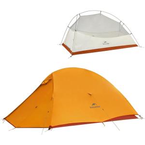 image:imageNaturehike CloudUp Tent Lightweight Backpacking Tent with Footprint  Free Standing Ultralight Camping Hiking Backpack TentsOrange