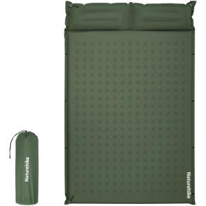 image:imageNaturehike Connectable Double Self Inflating Sleeping Pad 118 Memory Foam Camping Pad Backpacking Camping Mattress Pad for Tent Travel Car HammockGreen