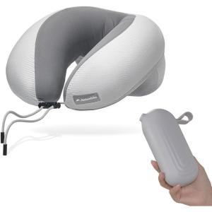 image:imageNaturehike Neck Pillow Aeroplane Inflatable Pressure Air Cushion Inflatable Travel Pillow Lightweight Neck Pillow Adult for Airplane Train OfficeGrey