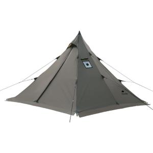 image:imageNaturehike Ranch Fire 4 Season Teepee Tent 2 Person Hot Tent with Stove Jack Windproof Waterproof Cold Weather Winter Tents for Campingbrown green24 Person