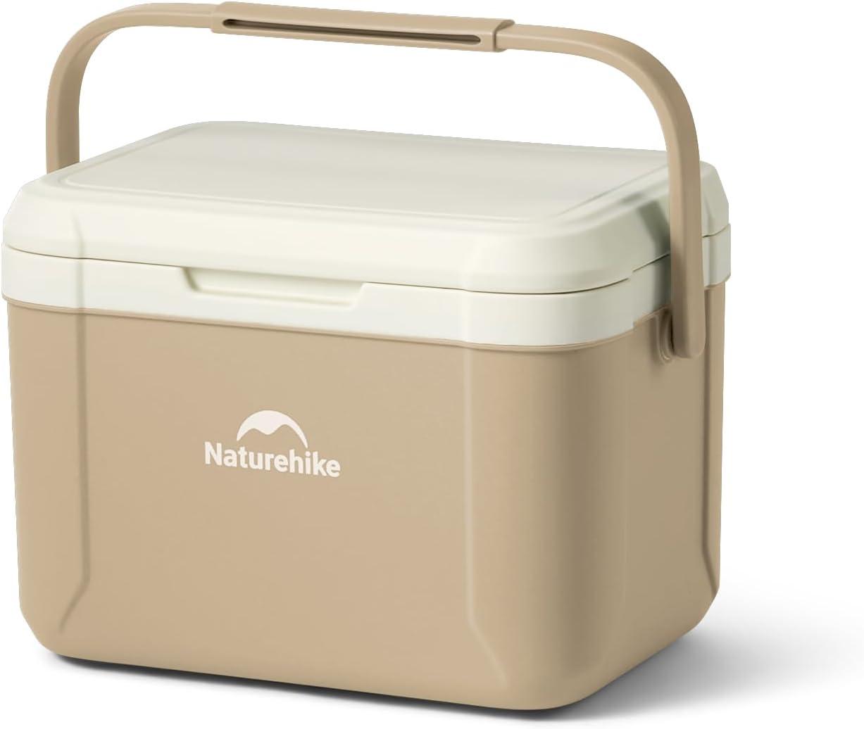 image:imageNaturehike 531519 QT Hard Cooler Insulated Ice Chest Box Portable Ice Retention Cooler for Beach Camping Picnic Fishing BarbecueBrown