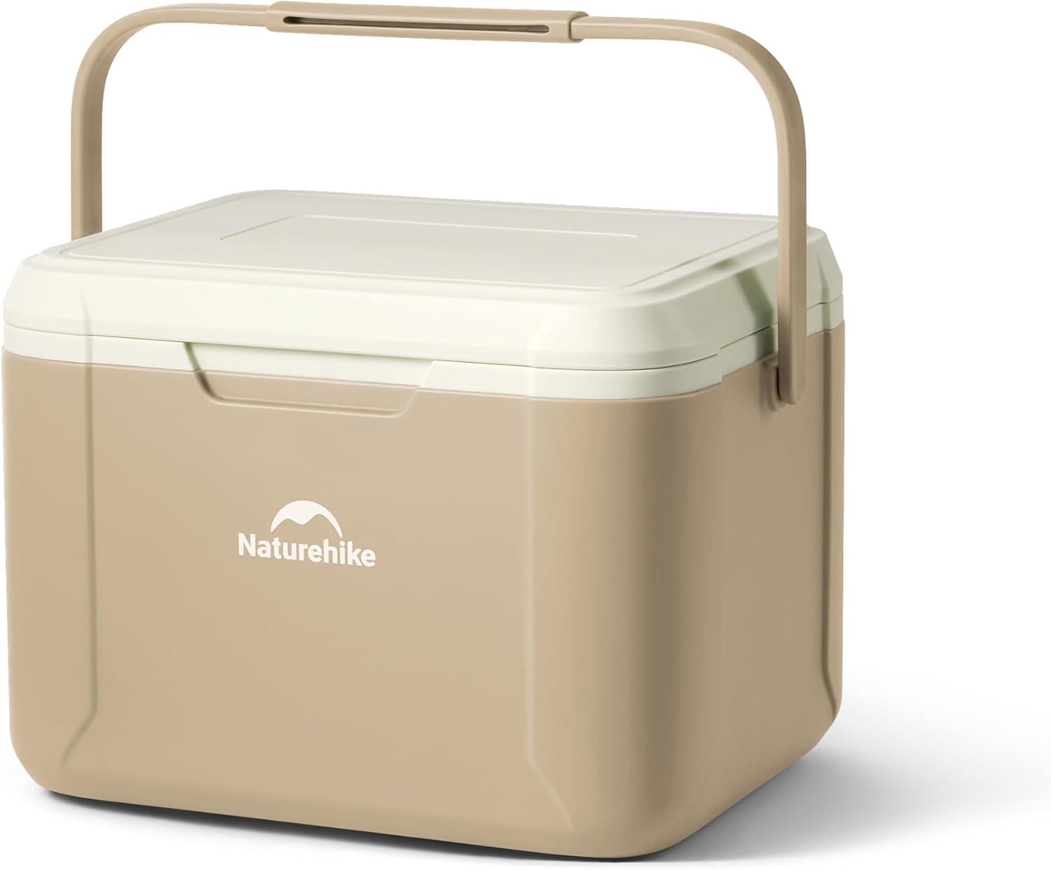 image:imageNaturehike 531519 QT Hard Cooler Insulated Ice Chest Box Portable Ice Retention Cooler for Beach Camping Picnic Fishing BarbecueBrown