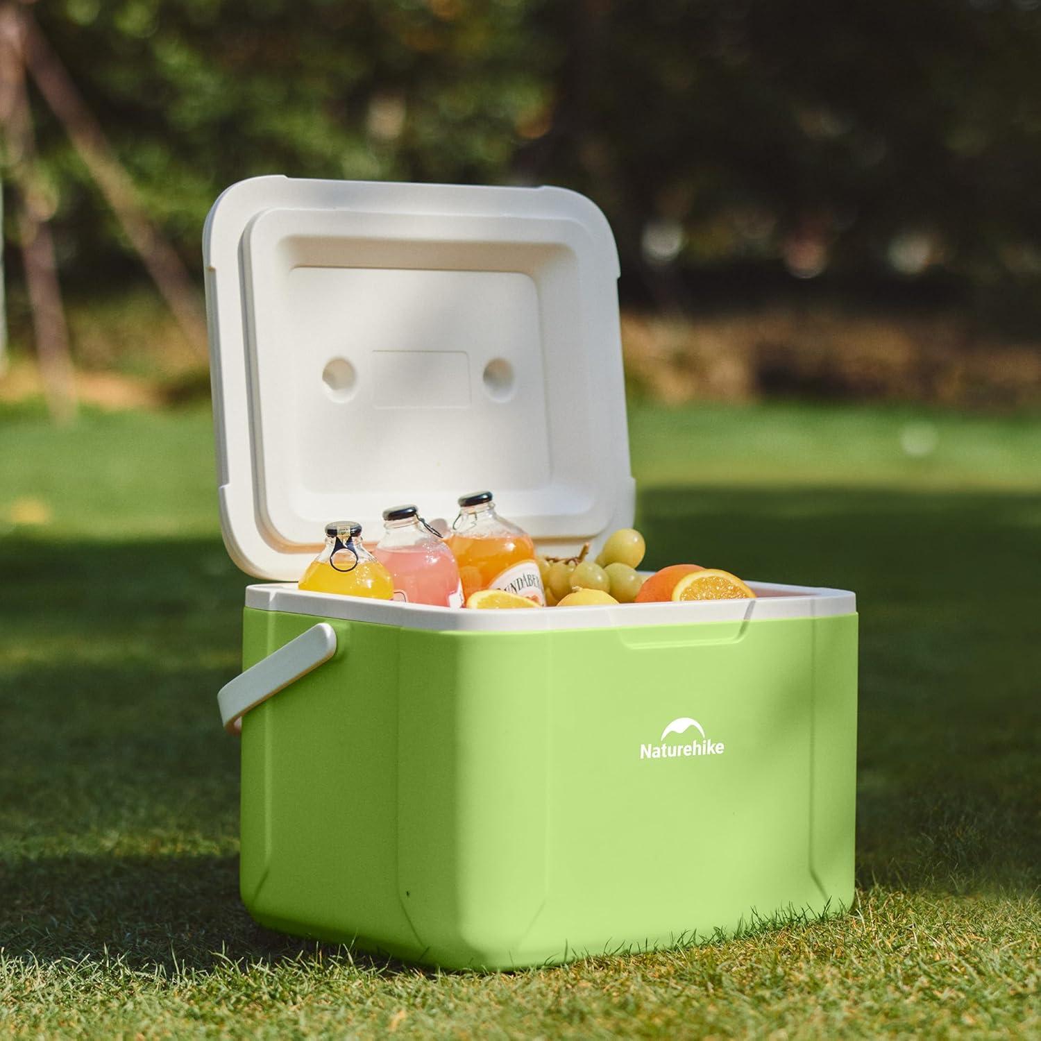 image:imageNaturehike 531519 QT Hard Cooler Insulated Ice Chest Box Portable Ice Retention Cooler for Beach Camping Picnic Fishing BarbecueGreen