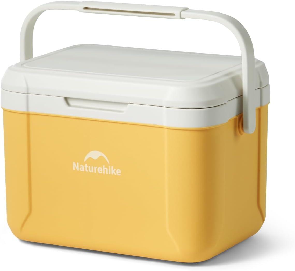 image:imageNaturehike 531519 QT Hard Cooler Insulated Ice Chest Box Portable Ice Retention Cooler for Beach Camping Picnic Fishing BarbecueYellow