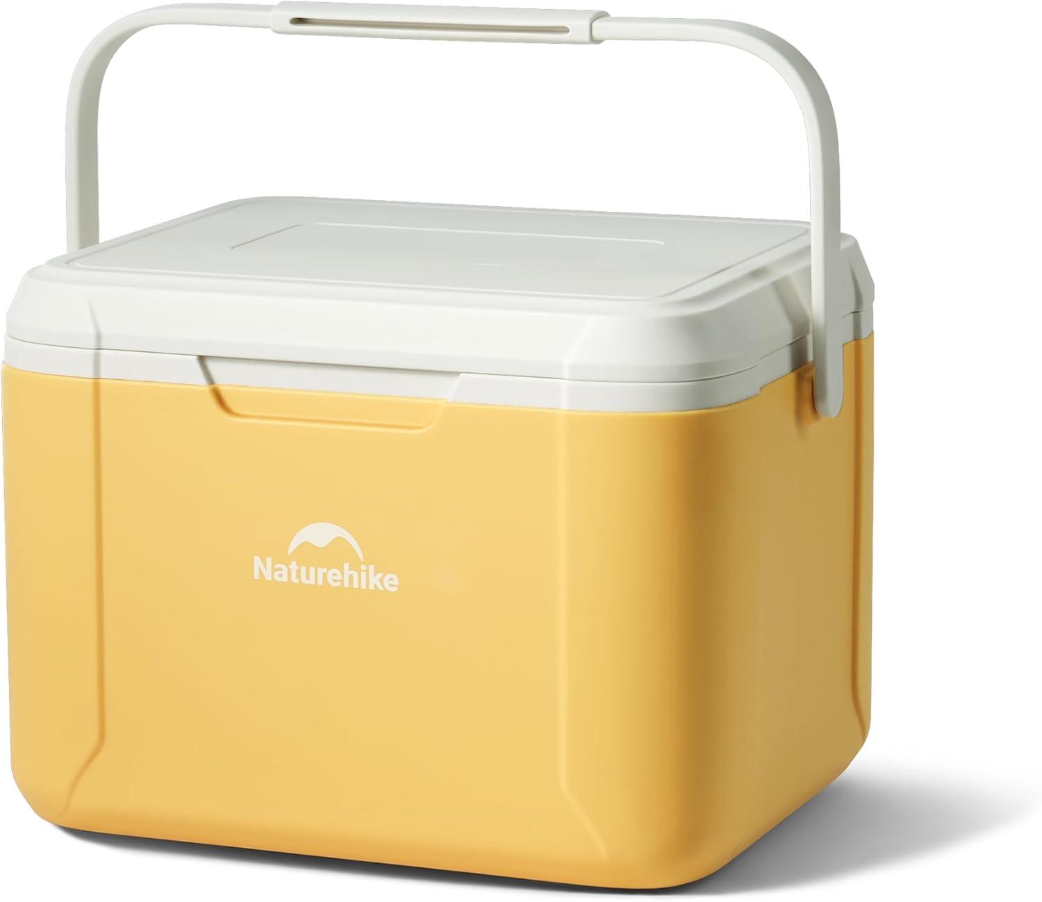 image:imageNaturehike 531519 QT Hard Cooler Insulated Ice Chest Box Portable Ice Retention Cooler for Beach Camping Picnic Fishing BarbecueYellow