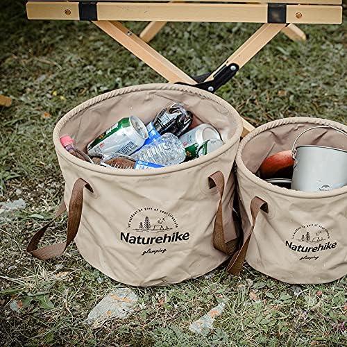 image:imageNaturehike Multifunctional Collapsible Water Basin Folding Tub Portable Bin Lightweight Foldable Bucket with Handles for Camping Dish Washing Laundry Fishing HikingCoffee