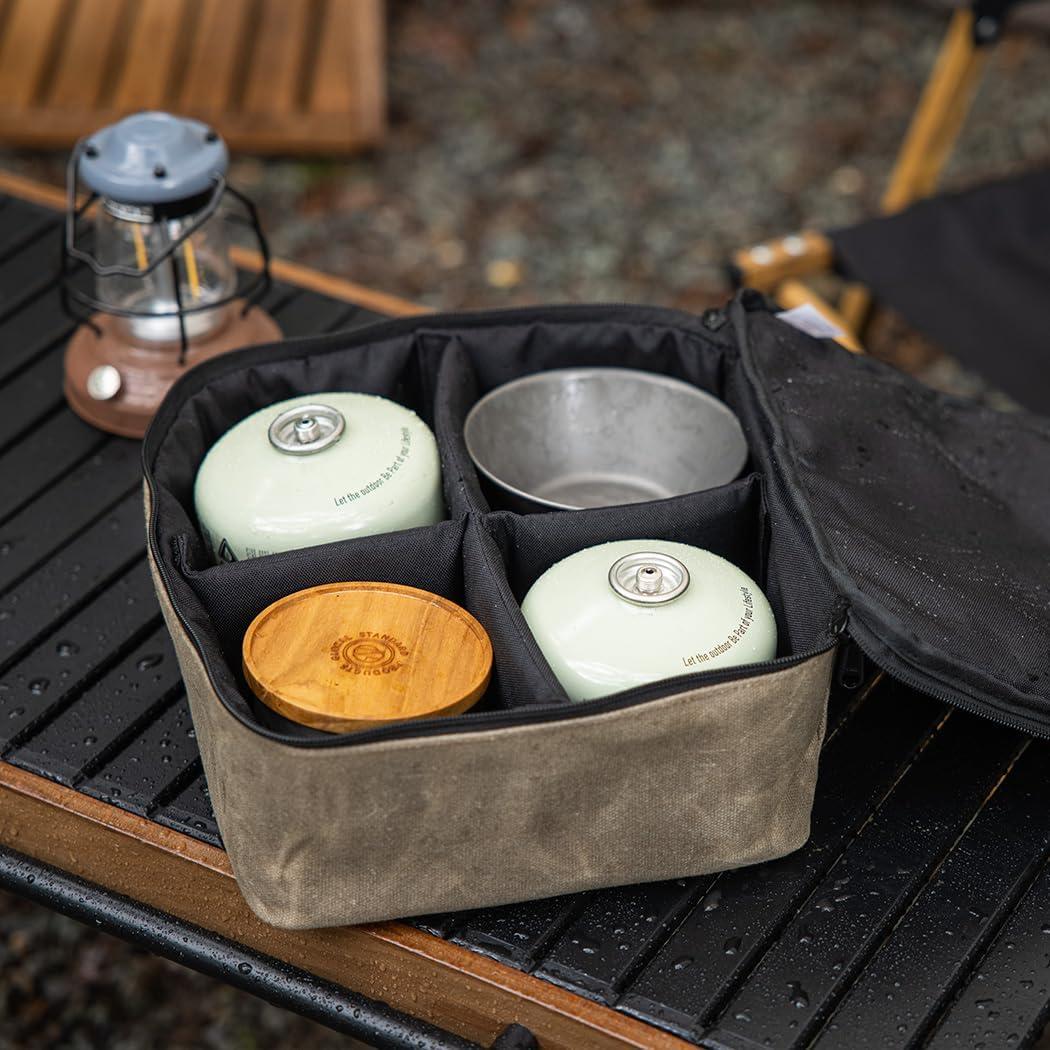 image:imageNaturehike Storage Bag for 2 Burner Folding Camping Stove Multifunctional Outdoor Camping Storage Organizer