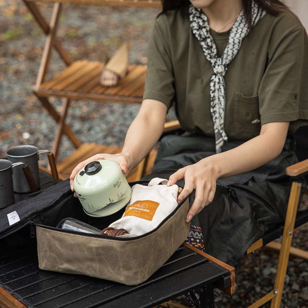 image:imageNaturehike Storage Bag for 2 Burner Folding Camping Stove Multifunctional Outdoor Camping Storage Organizer