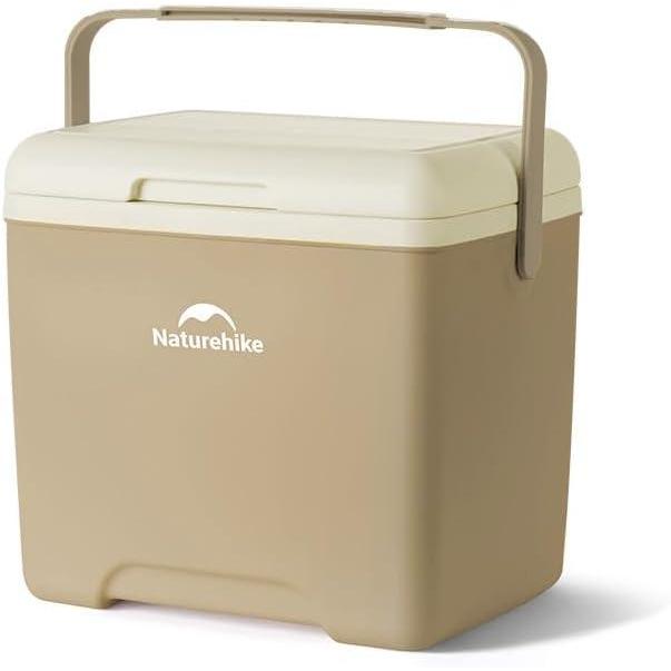 image:imageNaturehike 531519 QT Hard Cooler Insulated Ice Chest Box Portable Ice Retention Cooler for Beach Camping Picnic Fishing BarbecueBrown