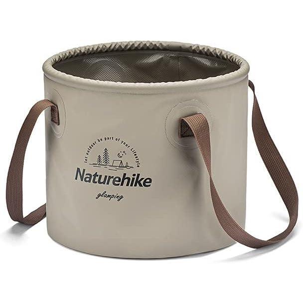 image:imageNaturehike Multifunctional Collapsible Water Basin Folding Tub Portable Bin Lightweight Foldable Bucket with Handles for Camping Dish Washing Laundry Fishing HikingCoffee