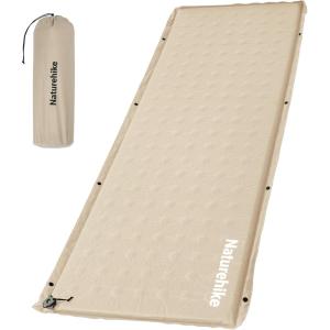 image:imageNaturehike Connectable Self Inflating Sleeping Pad 236 Memory Foam Camping Pad Backpacking Camping Mattress Pad for Tent Travel Car HammockKhaki