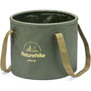 image:imageNaturehike Multifunctional Collapsible Water Basin Folding Tub Portable Bin Lightweight Foldable Bucket with Handles for Camping Dish Washing Laundry Fishing HikingArmy Green