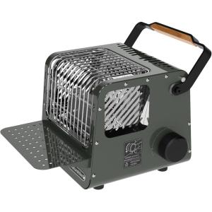 image:imageNaturehike Portable 3in1 Camping Heater for Outdoor 3750 BTU Butane Tent Heater with Insulated Shelf amp Handle Patio Heater for HomeDark green